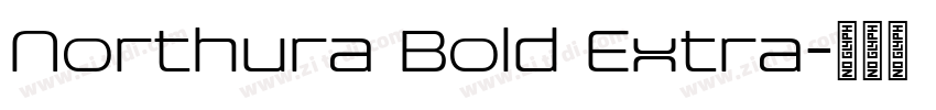 Northura Bold Extra字体转换